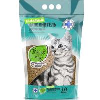 Наполнитель зверье мое 2,8кг(10л) древесный средние гранулы/3шт/86063/