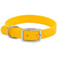 Ошейник биотан 25мм матовый желтый 35-45см/30125552-04/Каскад Ошейник биотан 25мм матовый желтый 35-45см/30125552-04/Каскад