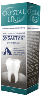 Гель Зубастик CRYSTAL LINE зоологический стоматологический 30мл Гель Зубастик CRYSTAL LINE зоологический стоматологический 30мл