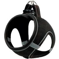 Шлейка-жилетка Фаворит анатом. дышащая L черная/СШЧР-Л/Евро