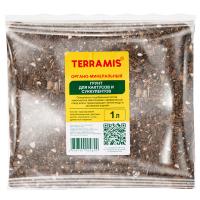 Грунт Terramis для Кактусов и Суккулентов 1л (органо-минер) 