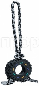 Игрушка для собак Аппорт веревочный Петля с шиной д/крупных пород 50см С2779 Игрушка для собак Аппорт веревочный Петля с шиной д/крупных пород 50см С2779