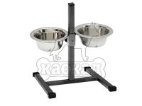 Миска метал на регулируемой подставке 1,5л/08344137/Каскад