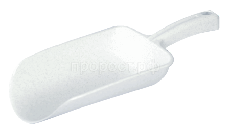 Совок 1л для сыпучих продуктов белый 12004