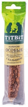 Лакомство для собак Колбаски Особые с кальцием д/маленьких и средних пород 30 гр 011645 Лакомство для собак Колбаски Особые с кальцием д/маленьких и средних пород 30 гр 011645