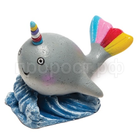 Грот Радужный кит 65*52*50мм/74004176 Грот Радужный кит 65*52*50мм/74004176