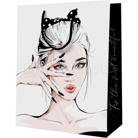 Пакет подарочный 26*32*12см "На стиле" ламинир. MESHU/Рельеф