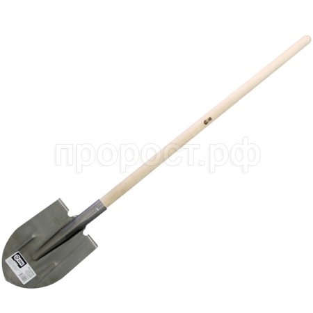 Лопата штыковая ЛКО с ребрами жест. рельс. сталь дерев. черенком 215*394мм 24-02-035  Лопата штыковая ЛКО с ребрами жест. рельс. сталь дерев. черенком 215*394мм 24-02-035
