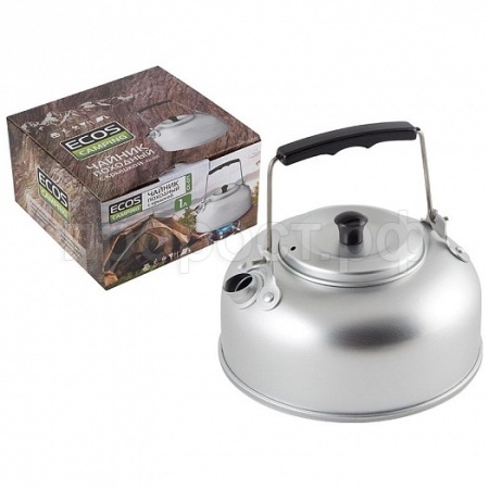 Чайник 1л походный с крышкой алюминиевый СК-071/4шт/991006