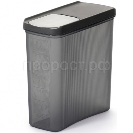 Емкость д/сыпуч. прод. 2л Лайн графитовый М9006 /14шт/ Альтерн 