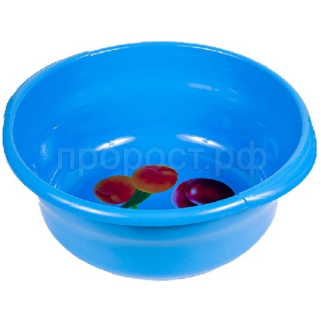 Таз 12л "Новинка" с ручками светло-синий 03014 /10шт/Арз