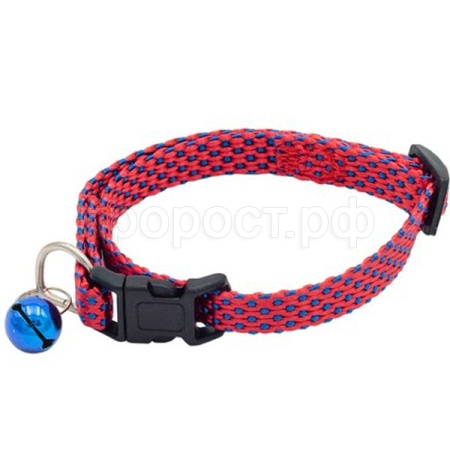 Ошейник нейлон 10мм д/кошек 30см красный/00210044-02/Каскад Ошейник нейлон 10мм д/кошек 30см красный/00210044-02/Каскад