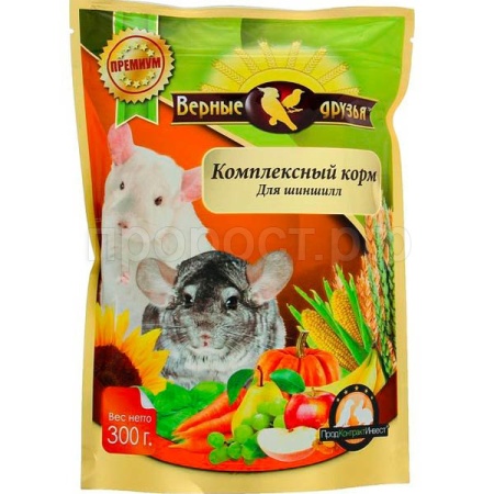 Корм для шиншилл Верные друзья 300гр