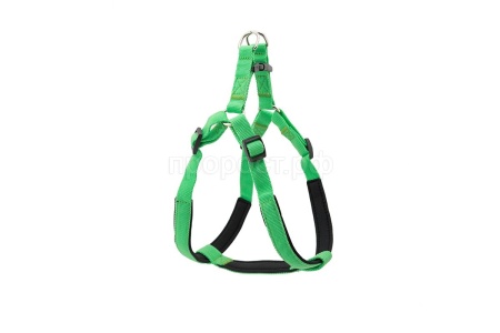 Шлейка синтетика 20мм Евро S быстросъемная с мягкой подкладкой салатовая/031520салат