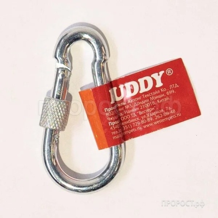 Карабин альпинистский с муфтой 6*60мм Карабин альпинистский с муфтой 6*60мм