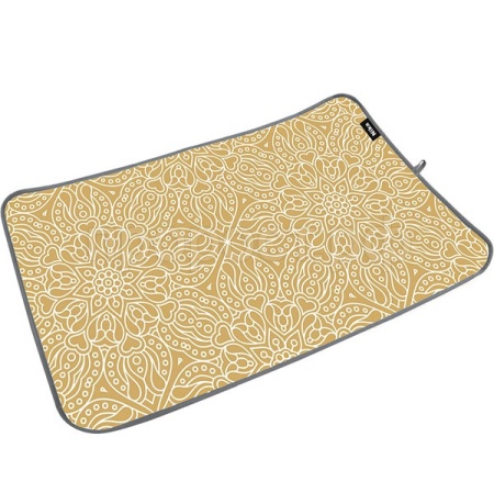 Коврик д/глажки белья малый с узорами на золотом КГМ/2