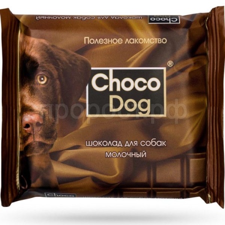 Лакомство шоколад молочный CHOCO DOG д/соб 85гр/10шт/Веда 
