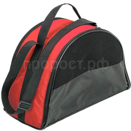 Сумка переноска ЧИП Конверт-Полукруг №2 расклад.с карманом и ремнем 44*22*29см красн/9057/ Сумка переноска ЧИП Конверт-Полукруг №2 расклад.с карманом и ремнем 44*22*29см красн/9057/