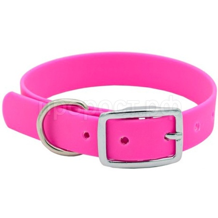Ошейник биотан 20мм матовый розовый 27-35см/30120402-12/Каскад Ошейник биотан 20мм матовый розовый 27-35см/30120402-12/Каскад