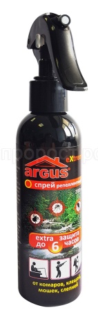 ARGUS EXTREME лосьон-спрей для рыбалки и охоты 6ч защиты 200мл