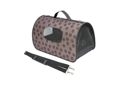 Сумка переноска Променад №4 жесткая с карманом 51*29*29см/90024