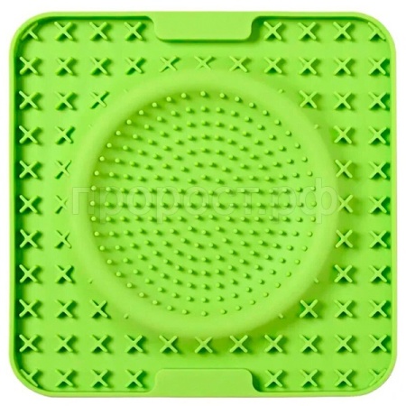 Миска силикон для медл.кормления 20х20х1,5см М-4 фисташковый