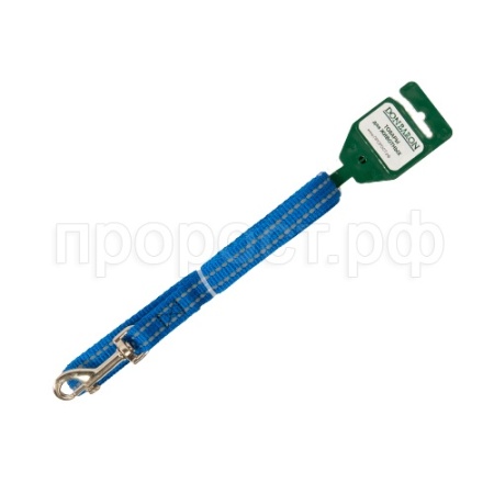 Поводок капрон 15мм*2м синий со светоотражающими полосами DONBARON Поводок капрон 15мм*2м синий со светоотражающими полосами DONBARON