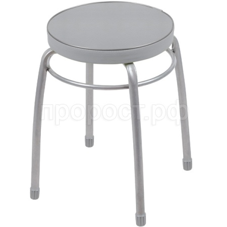 Табурет "Фабрик №1" с обручем серый ТФ01