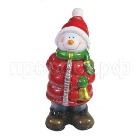 Фигура Снеговик с колокольчиком L9W9H20 714180