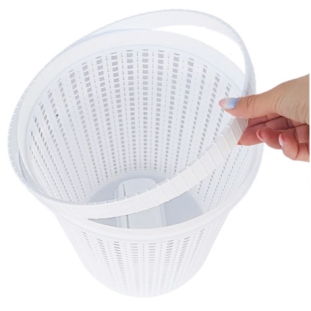 Корзина д/мусора Santa 10л белый 05110 /10шт/Милих