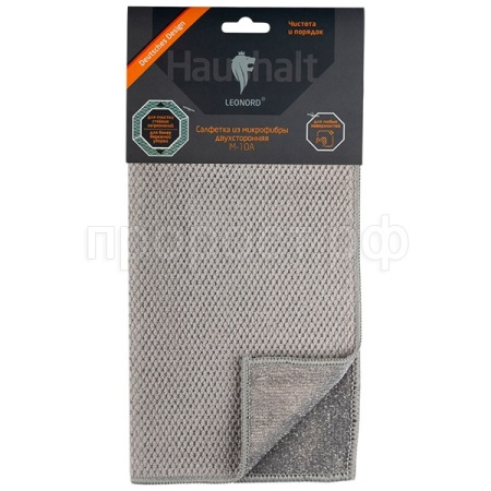 Салфетка д/уборки M-10A 30*30см абразив +микрофибра 106911 /144шт/Leonord 