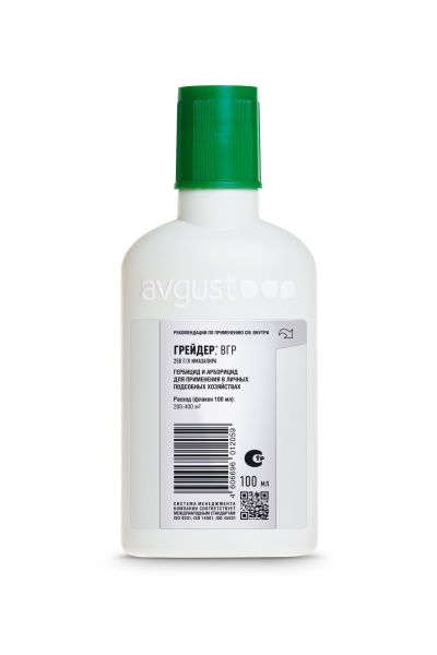 Грейдер 100мл флакон 50шт Август 