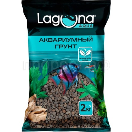 Грунт для аквариума Laguna 20204A черный 3-5мм 2кг/73954047