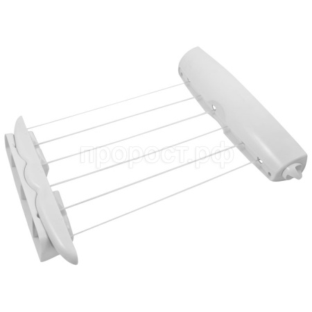 Сушилка д/белья настенная 21м выдвижная пластик 311611/12шт/Рыжий Кот