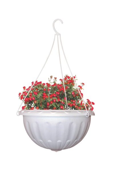 Кашпо подвесное Джулия 3,5л белый М1457