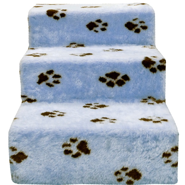 Лестница домик для животных мех лапы на сером 39*55*37Н DONBARON Лестница домик для животных мех лапы на сером 39*55*37Н DONBARON