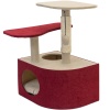 Когтеточка Домик ВЕЛЬВЕТ угловая со ступеньками джут беленый,вельвет 48*51*71см/83473бордо/Дарэленд Когтеточка Домик ВЕЛЬВЕТ угловая со ступеньками джут беленый,вельвет 48*51*71см/83473бордо/Дарэленд