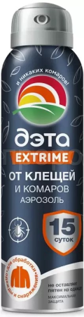 ДЭТА EXTRIME аэрозоль от клещей и комаров 150мл