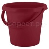 Ведро 10л Rock'n'Roll бордовый SC1103 /10шт/ПР
