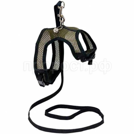 Шлейка+поводок АЭРО №8 обхват груди 34-40см хантер/035808/Дарэлл Шлейка+поводок АЭРО №8 обхват груди 34-40см хантер/035808/Дарэлл