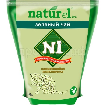 Наполнитель Naturel №1 Кукурузный комкующийся  4,5л  Наполнитель Naturel №1 Кукурузный комкующийся  4,5л