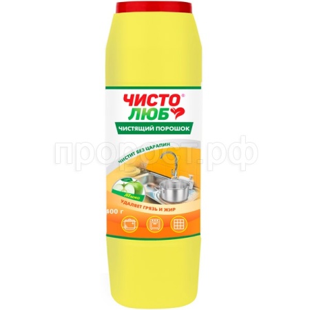 Чистящее ср-во Чистолюб 400 г Яблоко /24шт/