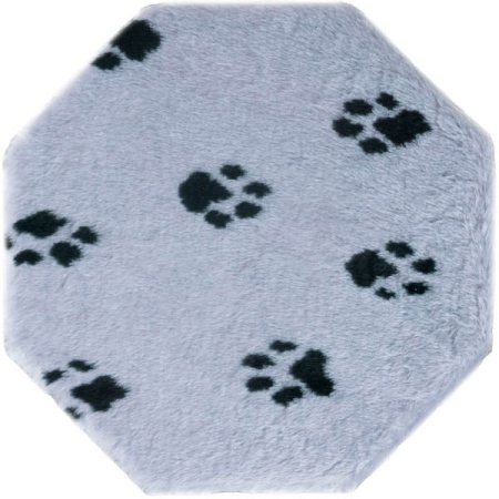 Когтеточка столбик с полкой мех, джут серый 47*47*80см/DONBARON