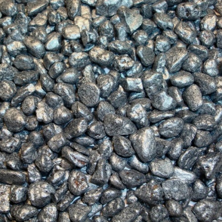 Мраморная крошка перламутр серебряный 2кг фракция 5-10мм