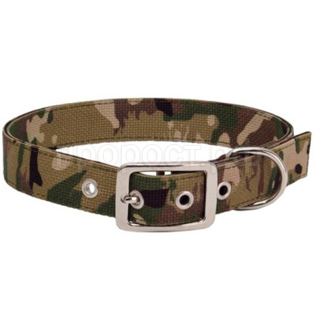 Ошейник капрон 30мм"Камуфляж"47-57см зеленый/20130003-05/Каскад Ошейник капрон 30мм"Камуфляж"47-57см зеленый/20130003-05/Каскад