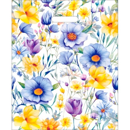 ВУР58822 Пакет 36*43 Цветник 1ШТ с выруб. ручкой ПЭ /50/1000шт/