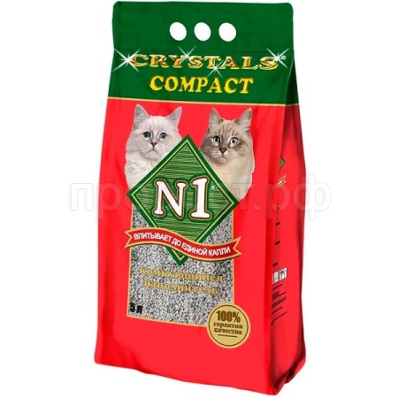 Наполнитель Compact №1 комкующийся  5л Наполнитель Compact №1 комкующийся  5л