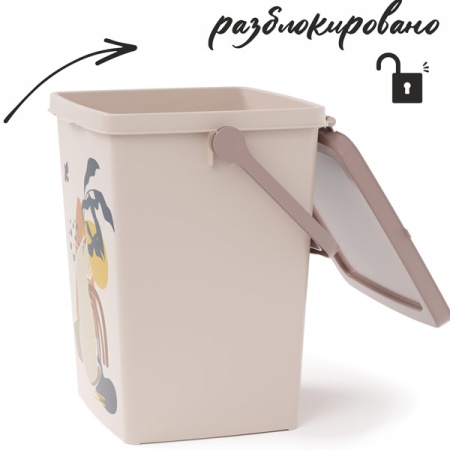 Контейнер д/корма Cats 5,5л с замком/12шт/М8805 Контейнер д/корма Cats 5,5л с замком/12шт/М8805