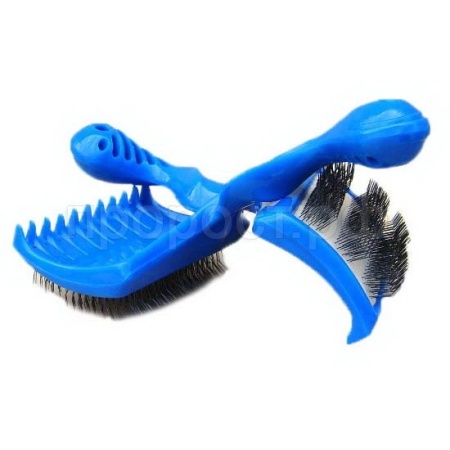 Пуходерка Г8 трехрядная фигурная ручка без капель Пуходерка Г8 трехрядная фигурная ручка без капель