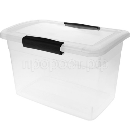 Контейнер д/хранения Keeplex Vision 14л прозрачный кристалл с защелками KL2515 /6шт/ПР  